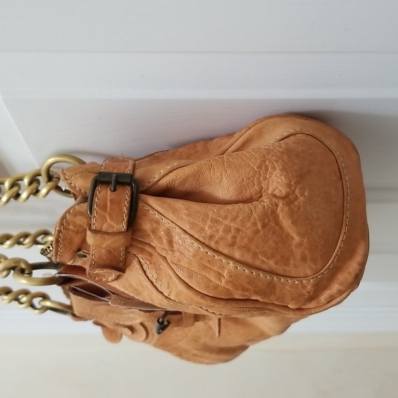 MALINI MURJANI  leather tan shoulder bag - Picture 4 of 11